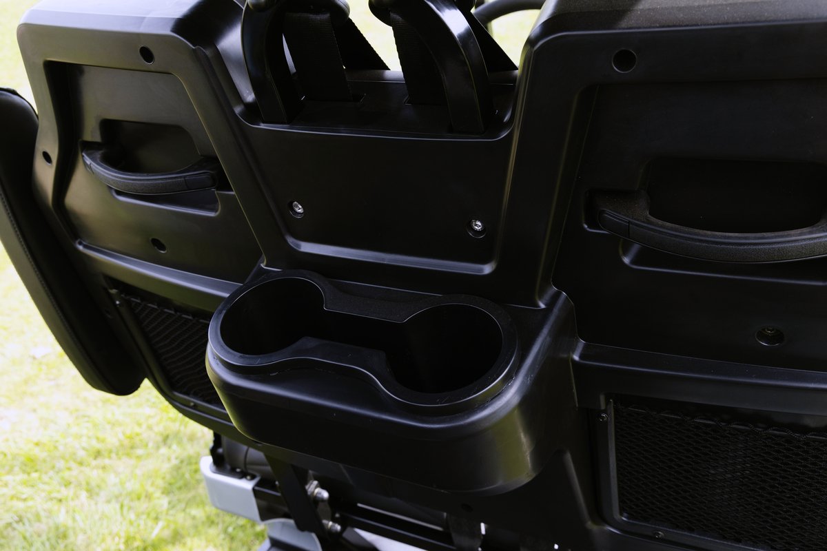 legend model golf cart cup holder view 