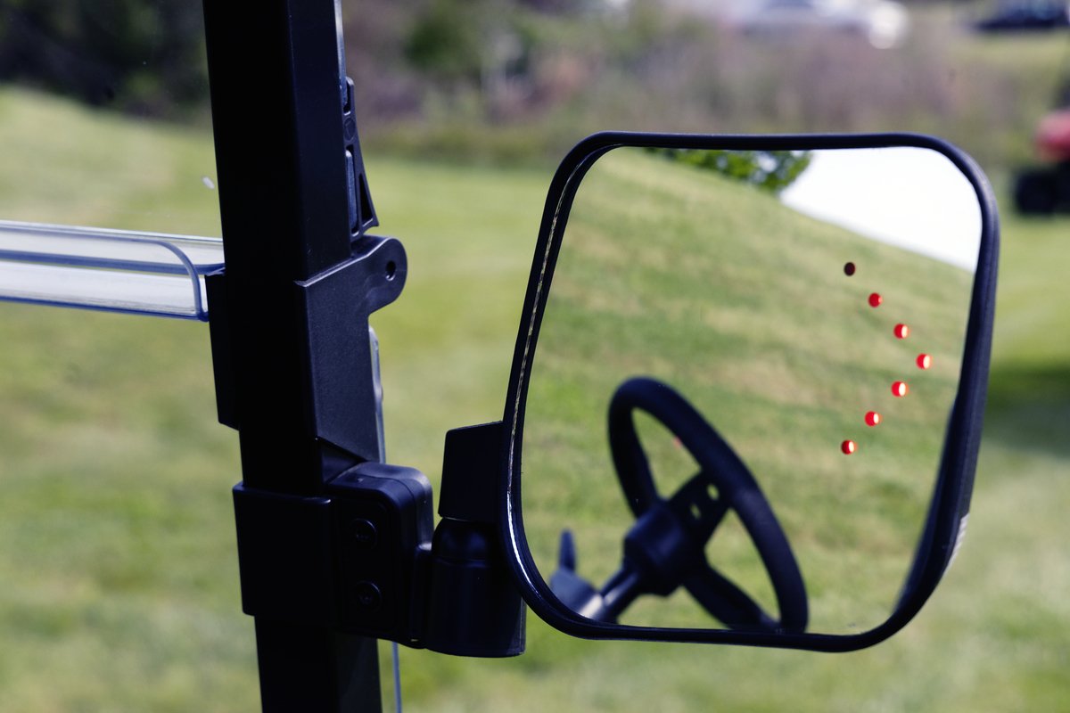 FF4 model golf cart rear mirror